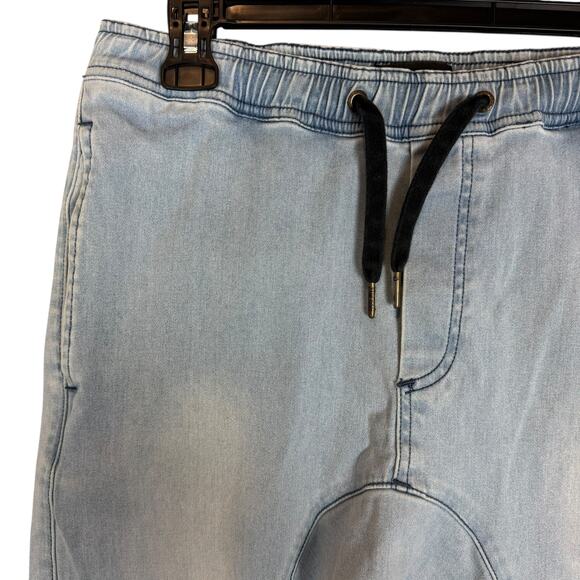 Zanerobe Sureshot Jogger Men's 32 Blue Denim Stretch High-Rise Drawstring Waist - Picture 5 of 16